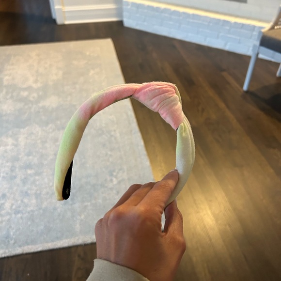LELE SADOUGHI tie dye headband pink and green - Picture 2 of 3